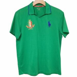 Ralph Lauren 2010 Polo Sport Italy Big Pony Polo Shirt Vintage Collection Mens L